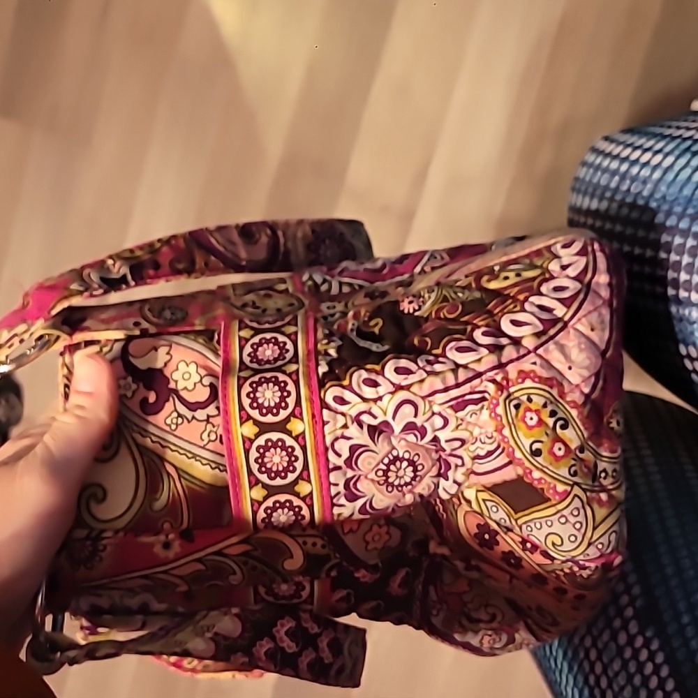 Vera Bradley Multicolor Paisley Very Berry Shoulder Tote Bag - Picture 7 of 7